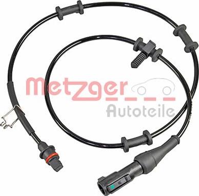 Metzger 09001011 - Датчик ABS, частота обертання колеса autocars.com.ua
