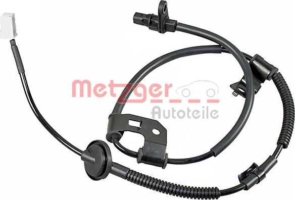 Metzger 09001025 - Датчик ABS, частота обертання колеса autocars.com.ua