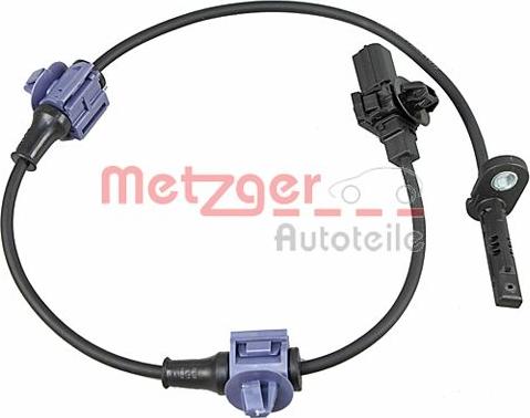 Metzger 09001048 - Датчик ABS, частота обертання колеса autocars.com.ua