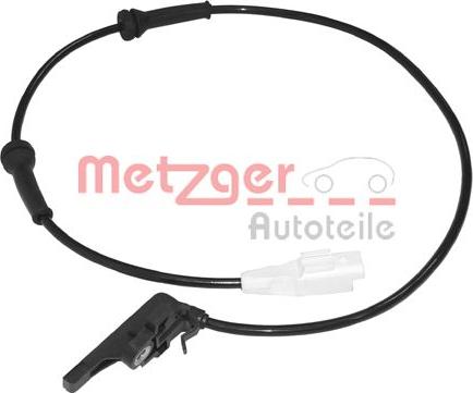 Metzger 0900105 - Датчик ABS, частота вращения колеса avtokuzovplus.com.ua