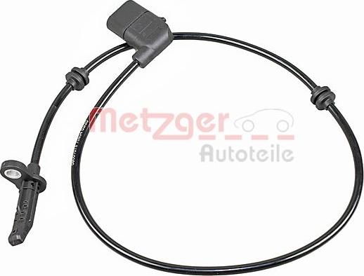 Metzger 09001075 - Датчик ABS, частота обертання колеса autocars.com.ua