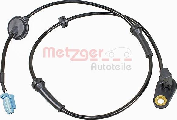 Metzger 09001089 - Датчик ABS, частота вращения колеса avtokuzovplus.com.ua