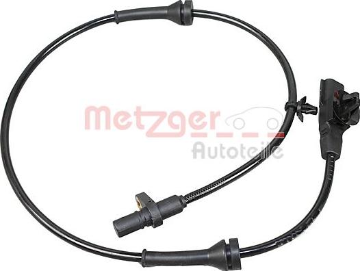 Metzger 09001095 - Датчик ABS, частота обертання колеса autocars.com.ua