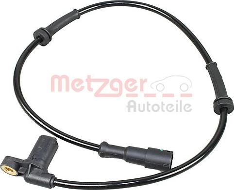 Metzger 09001099 - Датчик ABS, частота обертання колеса autocars.com.ua