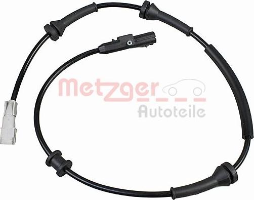 Metzger 09001102 - Датчик ABS, частота обертання колеса autocars.com.ua