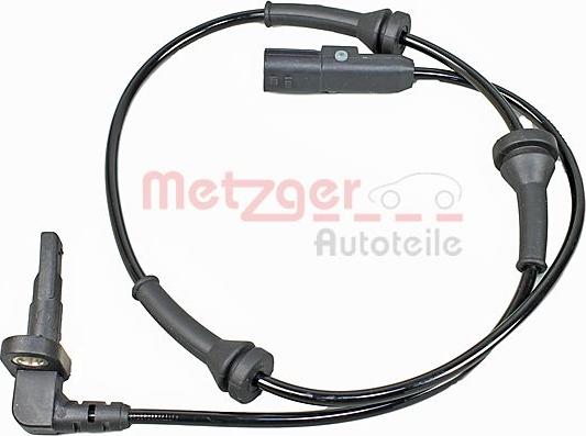 Metzger 09001109 - Датчик ABS, частота обертання колеса autocars.com.ua