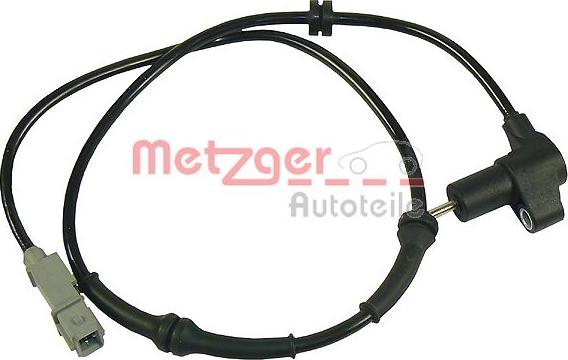 Metzger 0900110 - Датчик ABS, частота вращения колеса autodnr.net