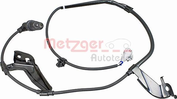 Metzger 09001124 - Датчик ABS, частота обертання колеса autocars.com.ua