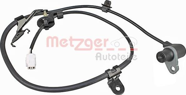 Metzger 09001136 - Датчик ABS, частота обертання колеса autocars.com.ua