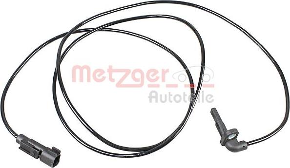 Metzger 09001145 - Датчик ABS, частота обертання колеса autocars.com.ua