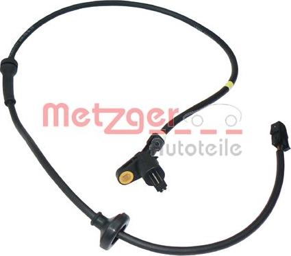 Metzger 0900115 - Датчик ABS, частота вращения колеса autodnr.net