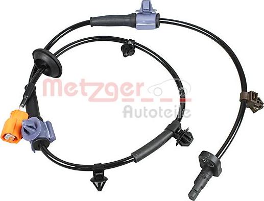 Metzger 09001178 - Датчик ABS, частота вращения колеса avtokuzovplus.com.ua