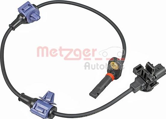 Metzger 09001183 - Датчик ABS, частота обертання колеса autocars.com.ua