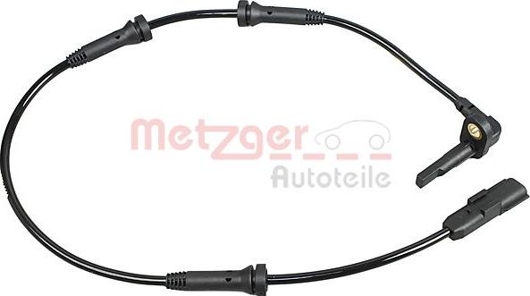 Metzger 09001209 - Датчик ABS, частота обертання колеса autocars.com.ua