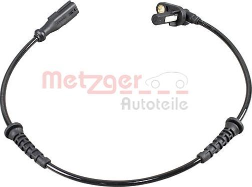 Metzger 09001250 - Датчик ABS, частота обертання колеса autocars.com.ua