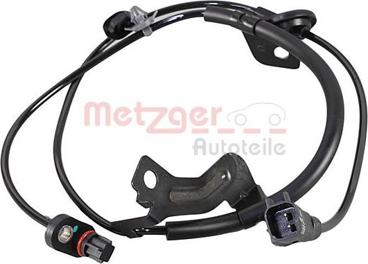 Metzger 09001262 - Датчик ABS, частота обертання колеса autocars.com.ua