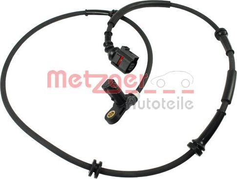Metzger 0900126 - Датчик ABS, частота обертання колеса autocars.com.ua