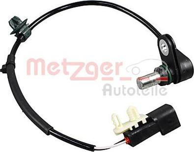 Metzger 09001328 - Датчик ABS, частота обертання колеса autocars.com.ua