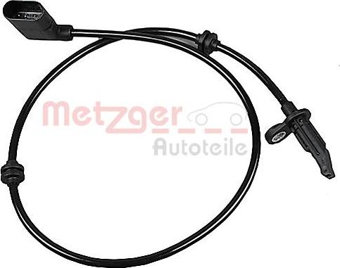 Metzger 09001379 - Датчик ABS, частота обертання колеса autocars.com.ua