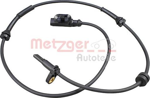 Metzger 09001430 - Датчик ABS, частота обертання колеса autocars.com.ua