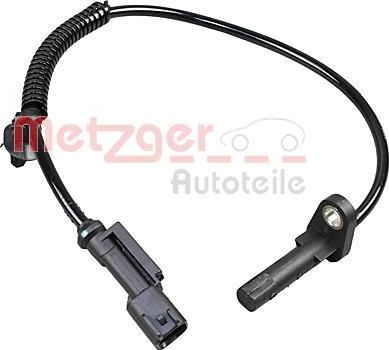 Metzger 09001433 - Датчик ABS, частота вращения колеса avtokuzovplus.com.ua