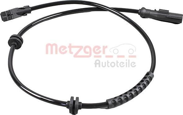 Metzger 09001435 - Датчик ABS, частота вращения колеса autodnr.net