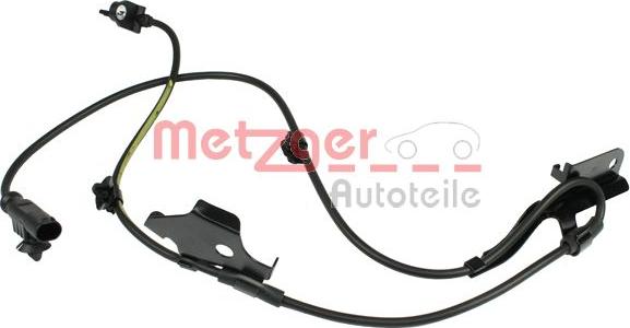 Metzger 0900143 - Датчик ABS, частота обертання колеса autocars.com.ua
