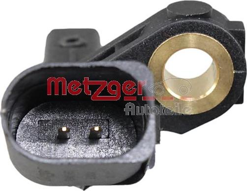 Metzger 09001455 - Датчик ABS, частота обертання колеса autocars.com.ua