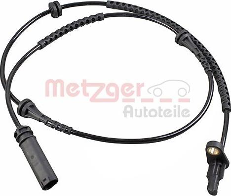 Metzger 09001484 - Датчик ABS, частота обертання колеса autocars.com.ua