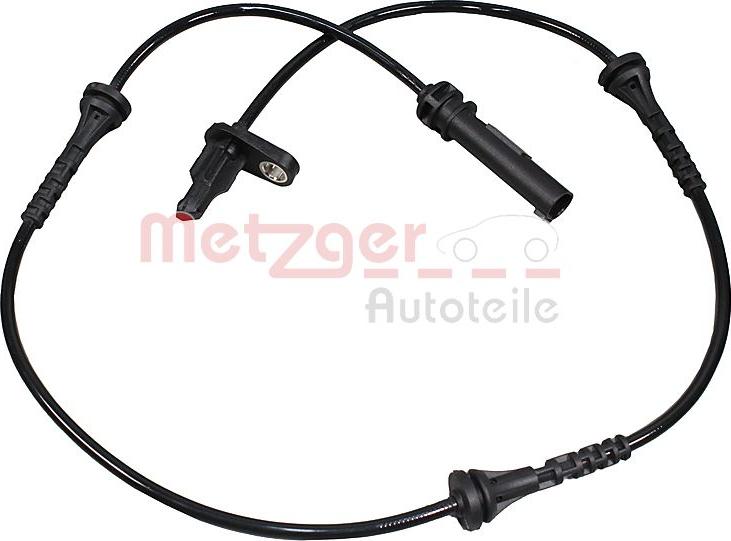 Metzger 09001498 - Датчик ABS, частота обертання колеса autocars.com.ua