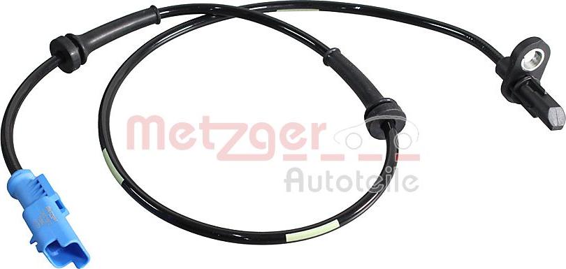 Metzger 09001502 - Датчик ABS, частота обертання колеса autocars.com.ua