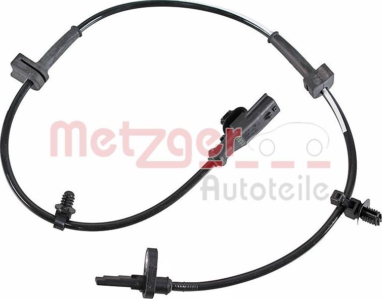 Metzger 09001514 - Датчик ABS, частота обертання колеса autocars.com.ua