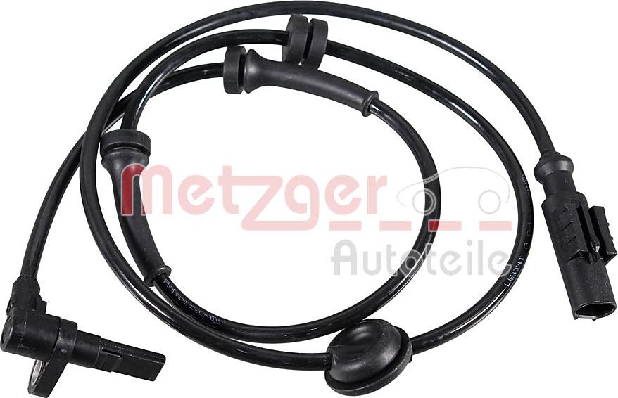 Metzger 09001515 - Датчик ABS, частота вращения колеса autodnr.net