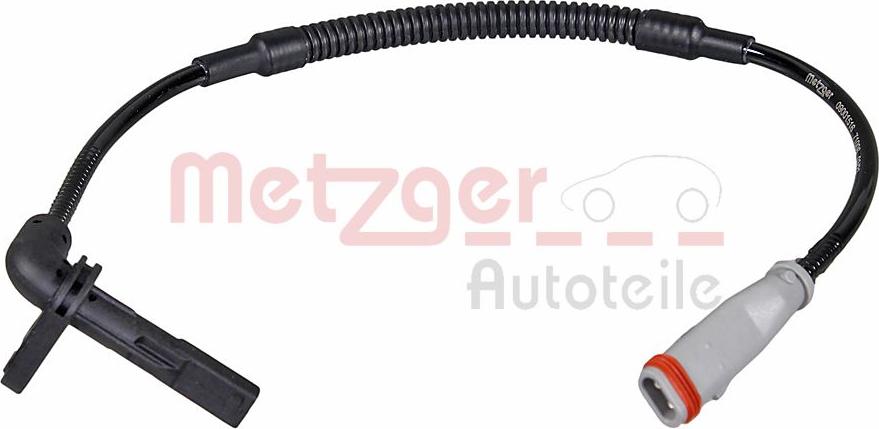 Metzger 09001516 - Датчик ABS, частота вращения колеса autodnr.net