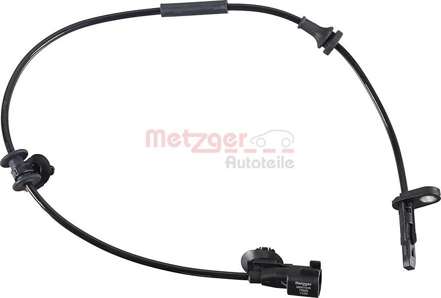 Metzger 09001545 - Датчик ABS, частота обертання колеса autocars.com.ua