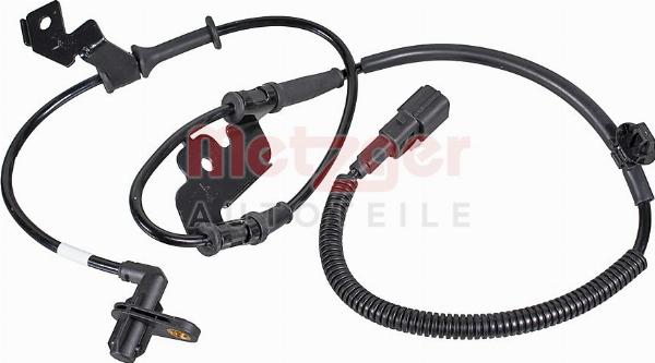 Metzger 09001560 - Датчик ABS, частота обертання колеса autocars.com.ua