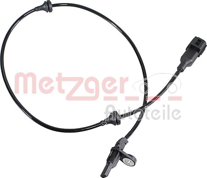 Metzger 09001568 - Датчик ABS, частота обертання колеса autocars.com.ua