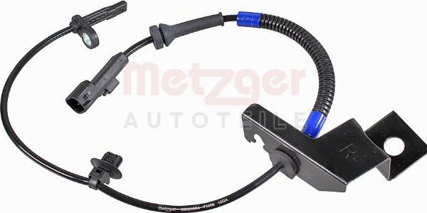 Metzger 09001594 - Датчик ABS, частота обертання колеса autocars.com.ua