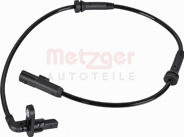 Metzger 09001603 - Датчик ABS, частота обертання колеса autocars.com.ua