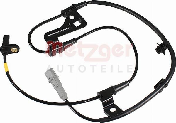 Metzger 09001617 - Датчик ABS, частота обертання колеса autocars.com.ua