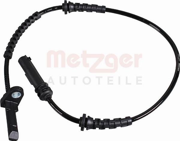 Metzger 09001620 - Датчик ABS, частота обертання колеса autocars.com.ua