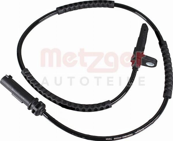 Metzger 09001621 - Датчик ABS, частота обертання колеса autocars.com.ua