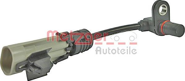 Metzger 0900205 - Датчик ABS, частота обертання колеса autocars.com.ua