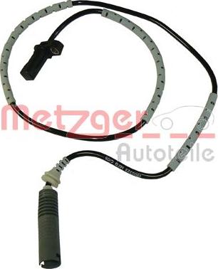 Metzger 0900244 - Датчик ABS, частота обертання колеса autocars.com.ua