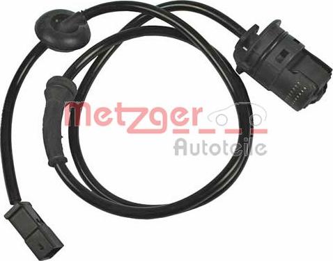 Metzger 0900251 - Датчик ABS, частота вращения колеса avtokuzovplus.com.ua