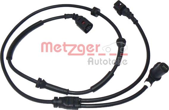 Metzger 0900255 - Датчик ABS, частота обертання колеса autocars.com.ua