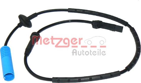 Metzger 0900256 - Датчик ABS, частота вращения колеса autodnr.net