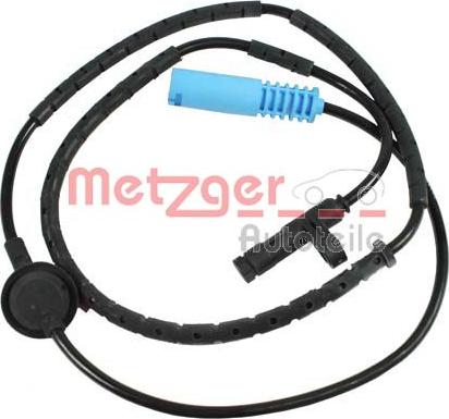 Metzger 0900257 - Датчик ABS, частота обертання колеса autocars.com.ua