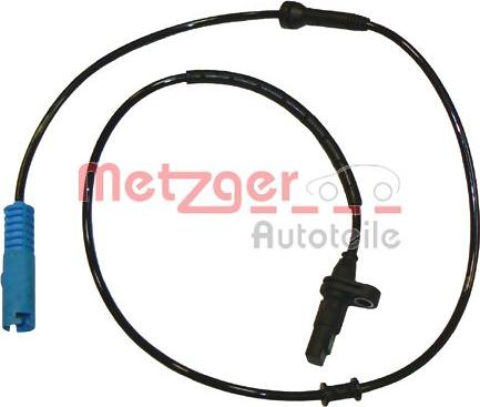 Metzger 0900283 - Датчик ABS, частота вращения колеса autodnr.net