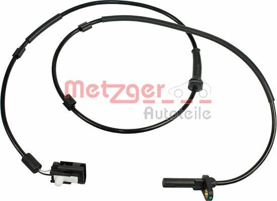 Metzger 0900307 - Датчик ABS, частота вращения колеса avtokuzovplus.com.ua